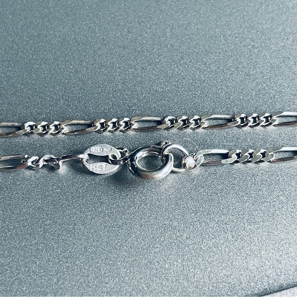 Mexico Turquoise Inlay Puffy Heart Sterling Silver Pendant Necklace - Picture 6 of 8